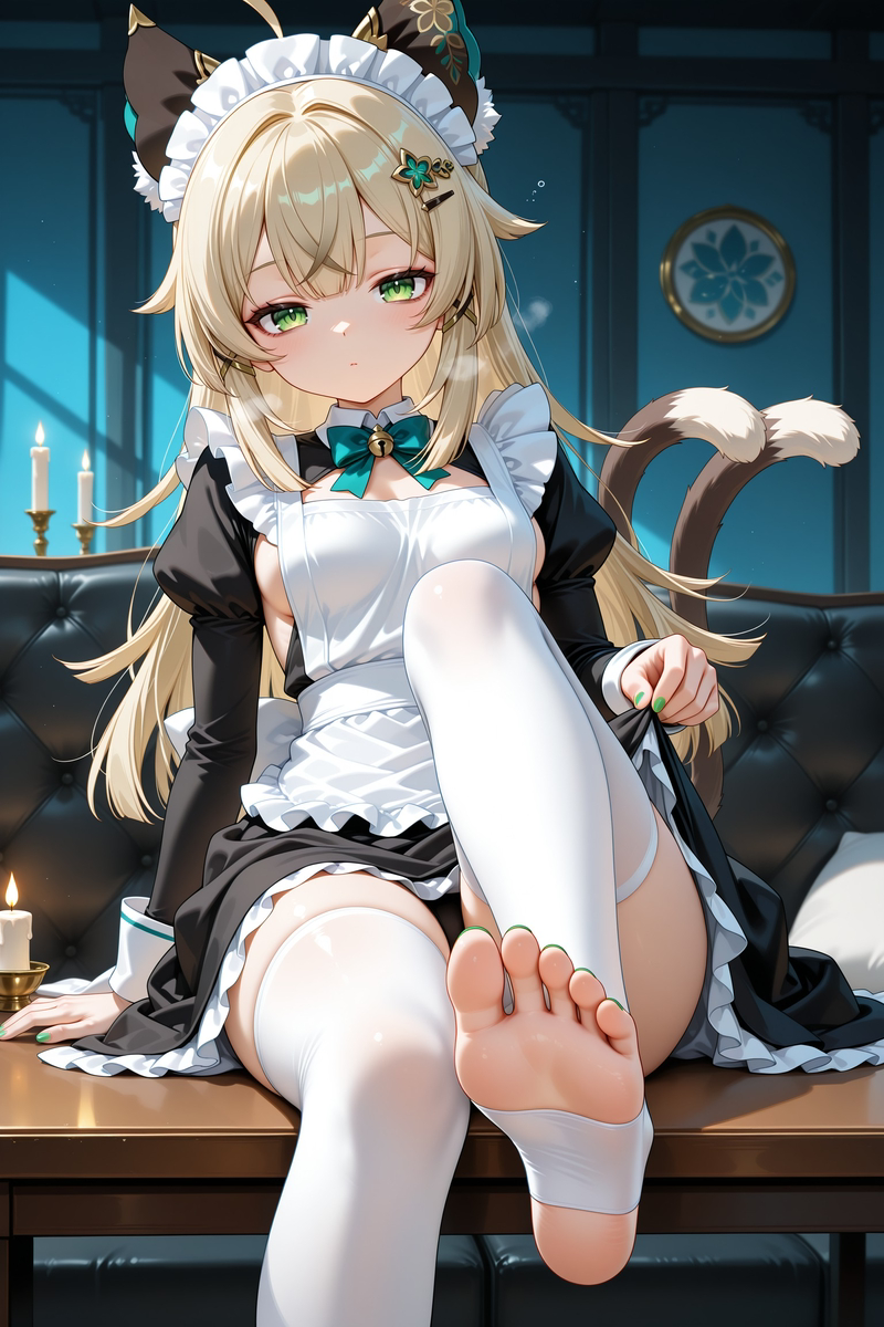 綺良々女仆-pixiv插画-作品交流服务