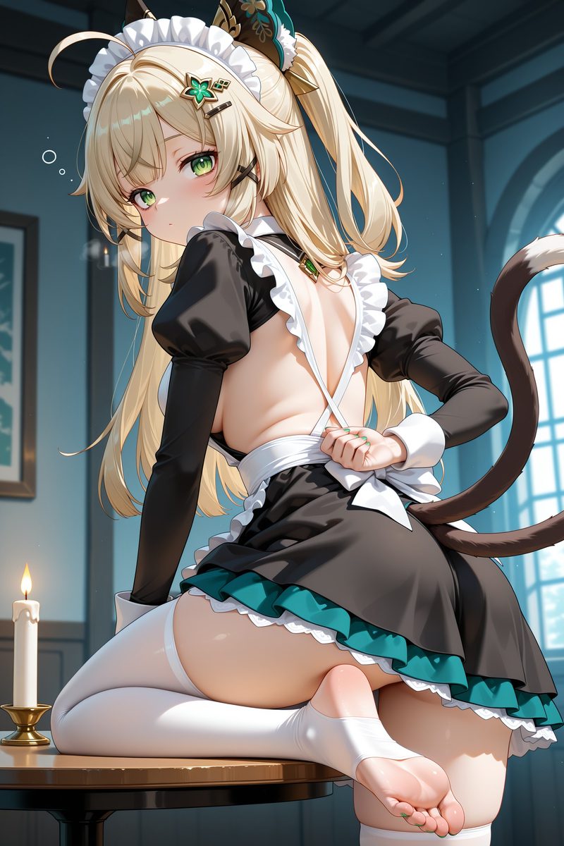 綺良々女仆-pixiv插画-作品交流服务