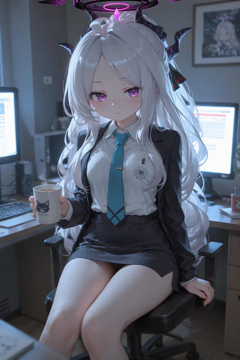图片[4]-空崎ヒナ(ドレス)-pixiv插画-作品交流服务