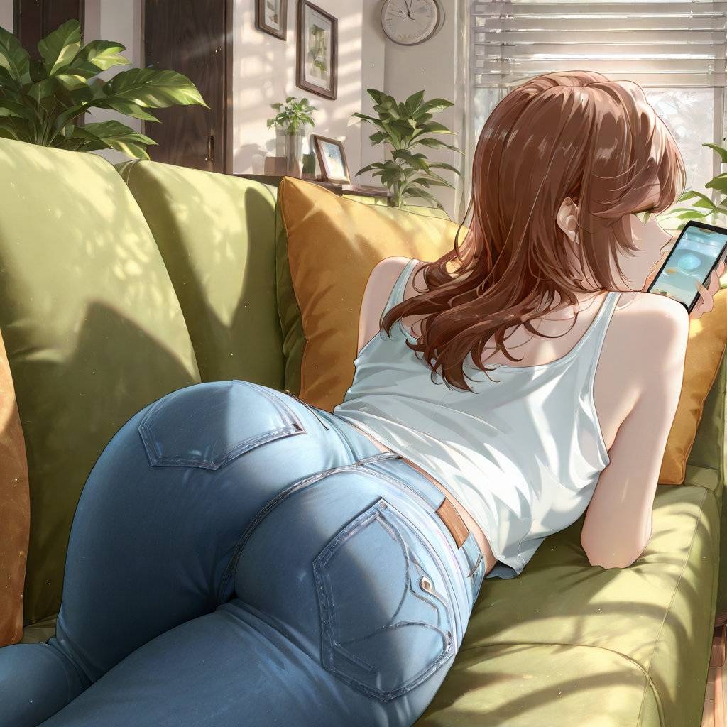 今天是在家休息的律师小姐~-pixiv插画-作品交流服务