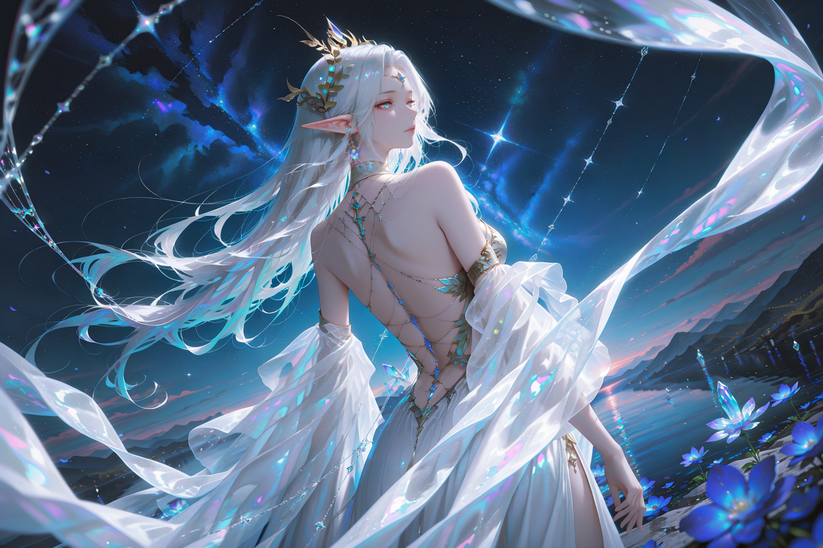 精灵-壁纸-pixiv插画-作品交流服务