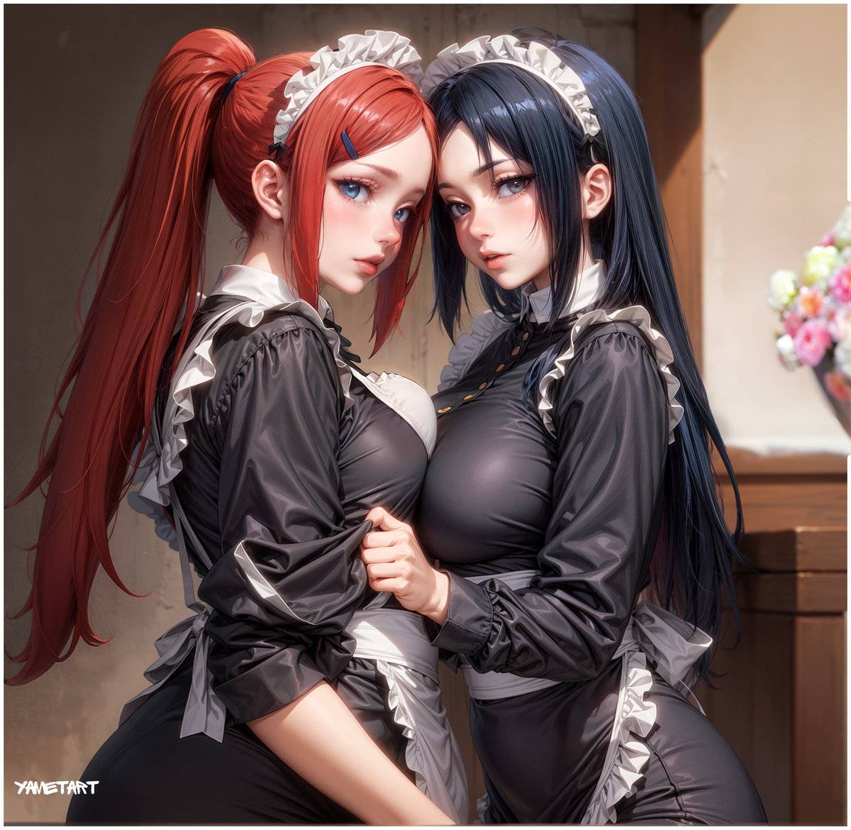 Mikoto & Kushina #3-pixiv插画-作品交流服务