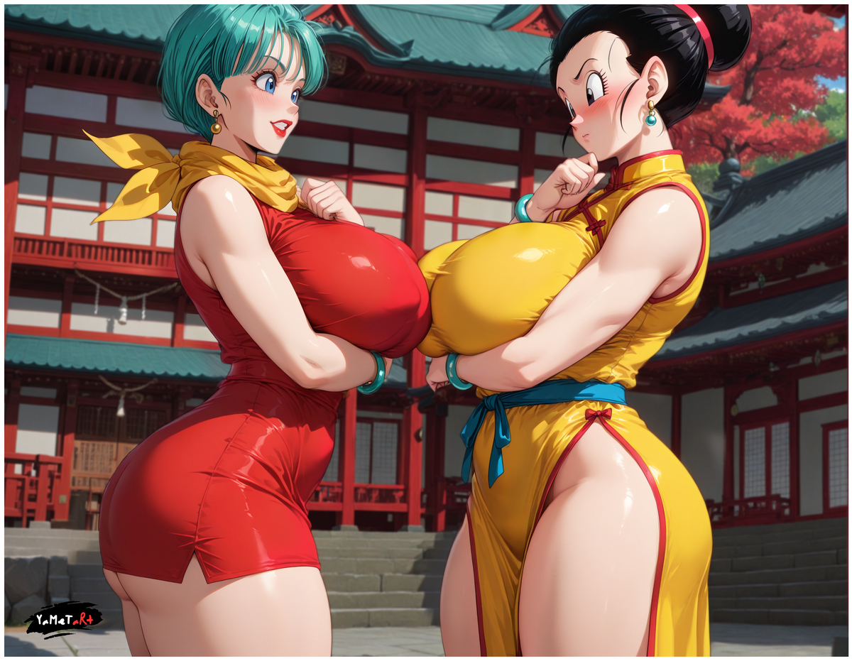Bulma or Chi-Chi?-pixiv插画-作品交流服务
