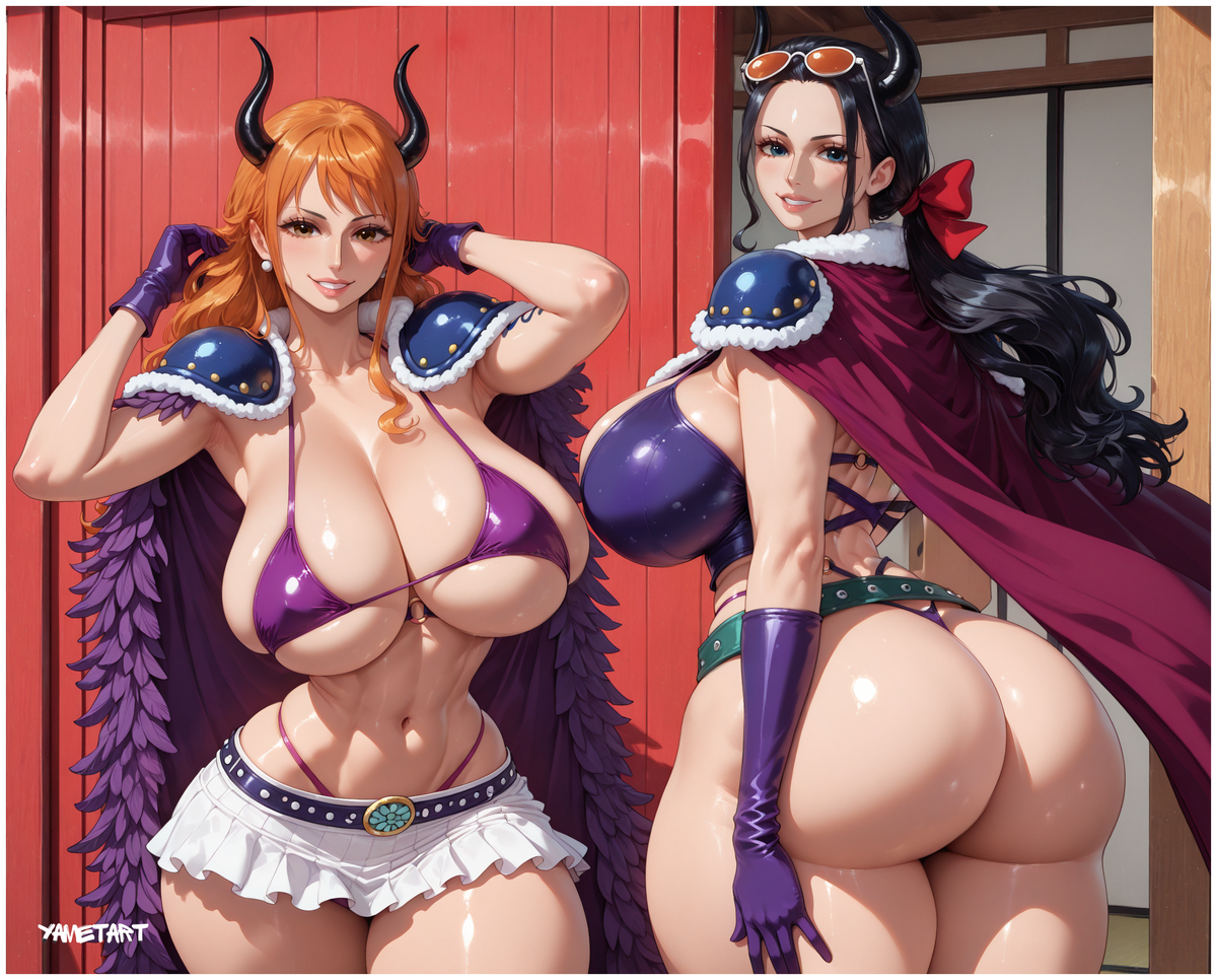 Nami and Robin :)-pixiv插画-作品交流服务