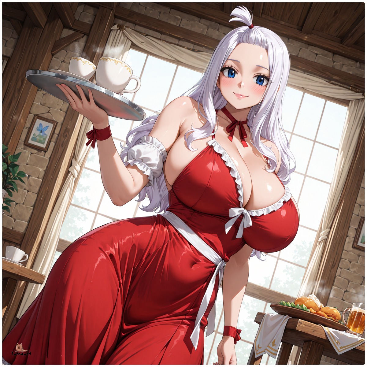 Erza or Mira?-pixiv插画-作品交流服务