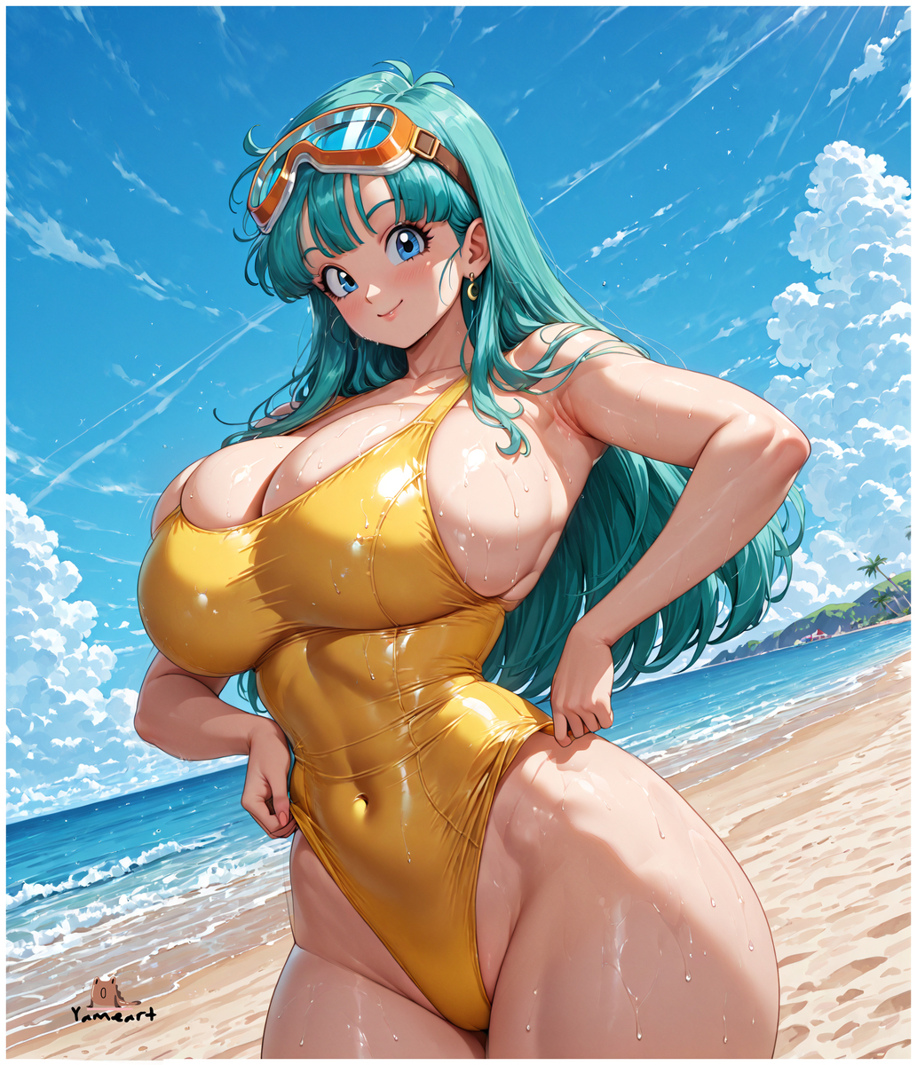 Approaching Marron at the Beach-pixiv插画-作品交流服务