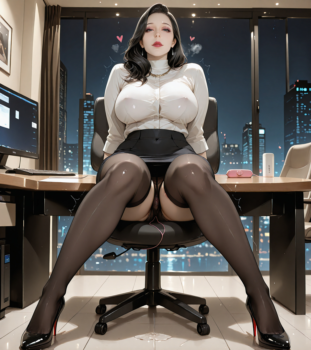 AI不晓得人可以在桌子后面-pixiv插画-作品交流服务