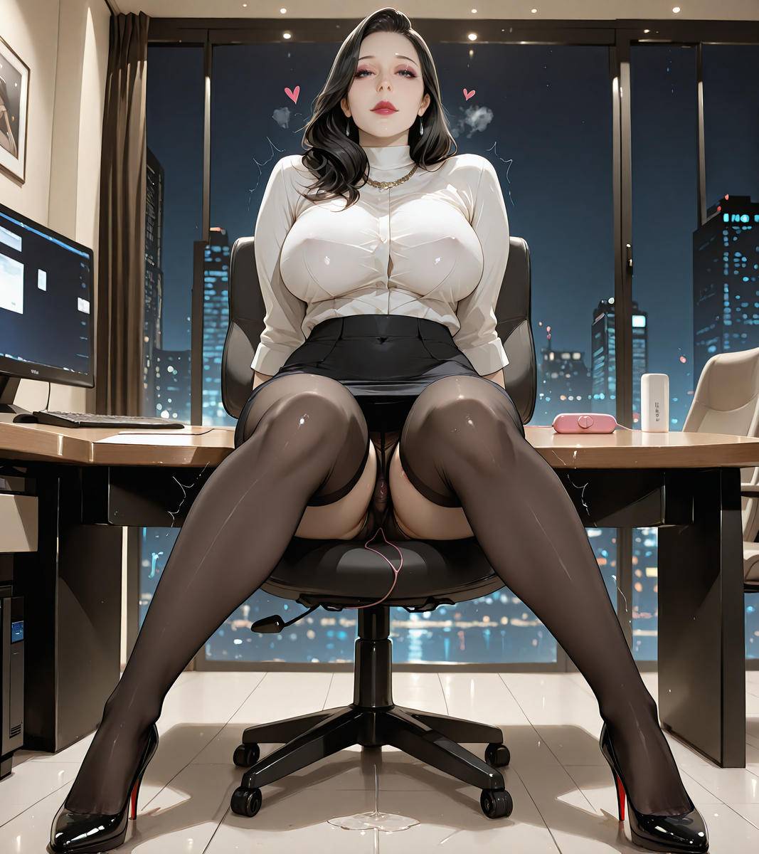 AI不晓得人可以在桌子后面-pixiv插画-作品交流服务