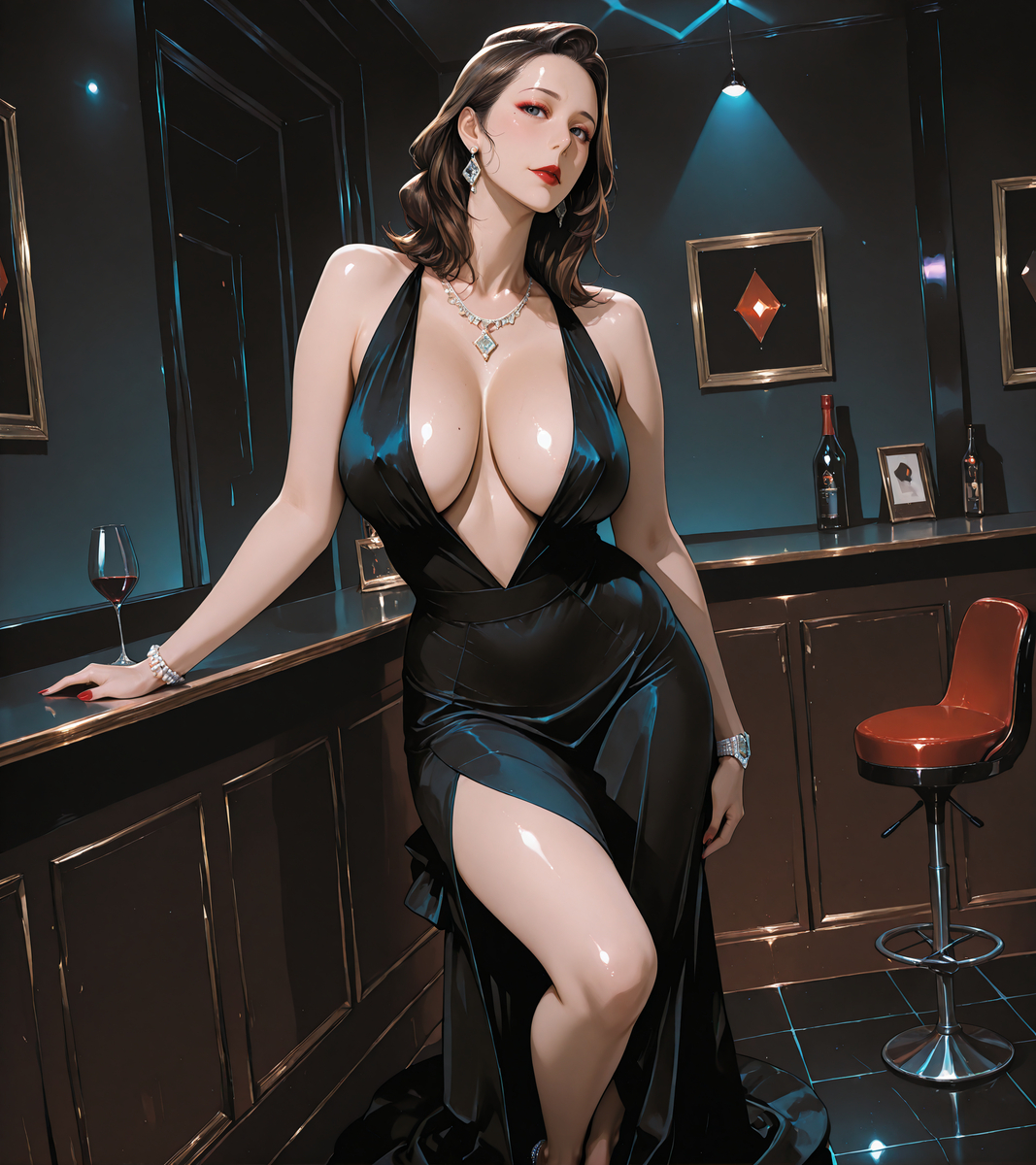 I love this dress! 《007：无暇赴死》-pixiv插画-作品交流服务