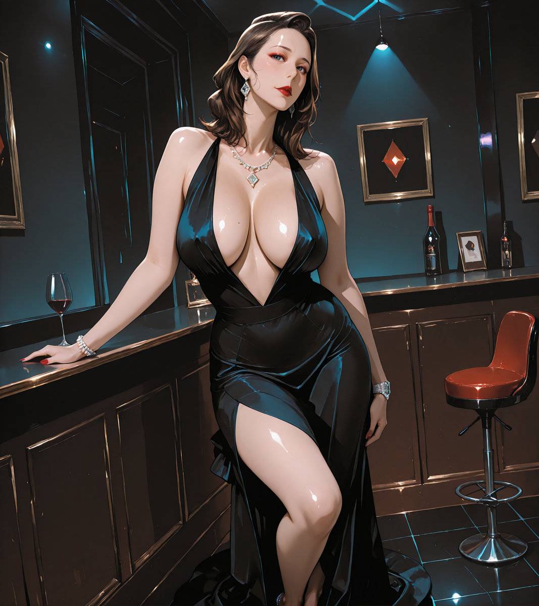 I love this dress! 《007：无暇赴死》-pixiv插画-作品交流服务