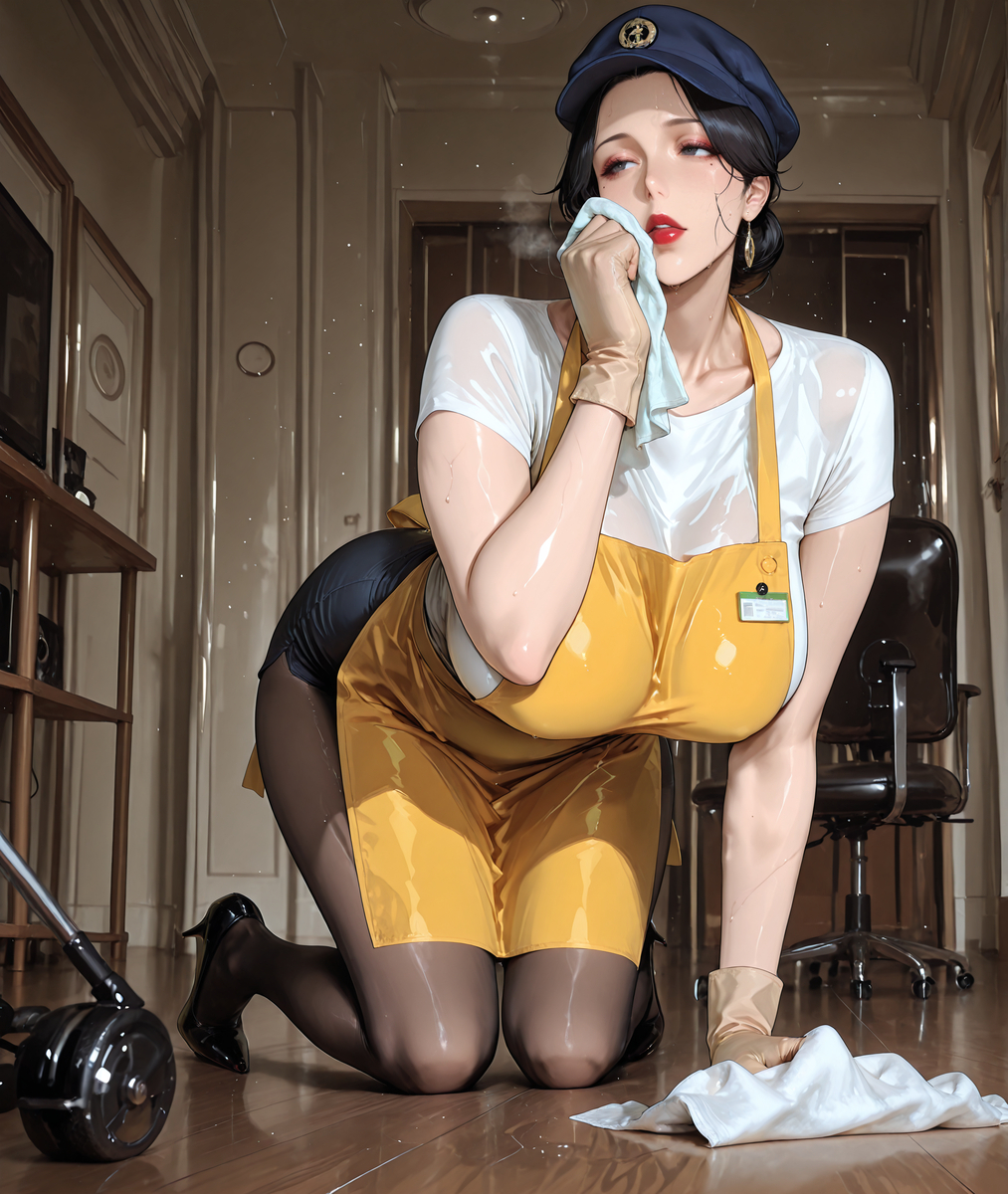 图片[5]-豪门阔少爱上40岁做保洁的我-pixiv插画-作品交流服务