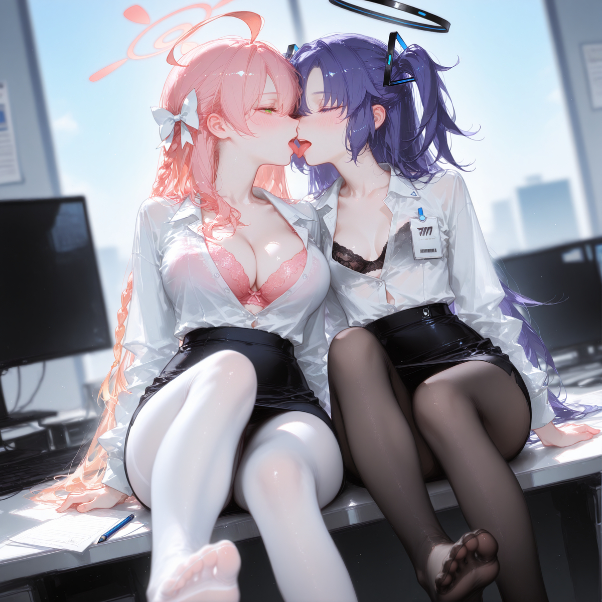 yuuka&hanako-pixiv插画-作品交流服务