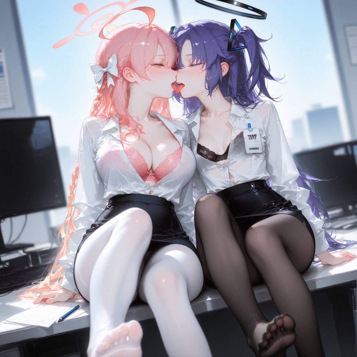 yuuka&hanako-pixiv插画-作品交流服务