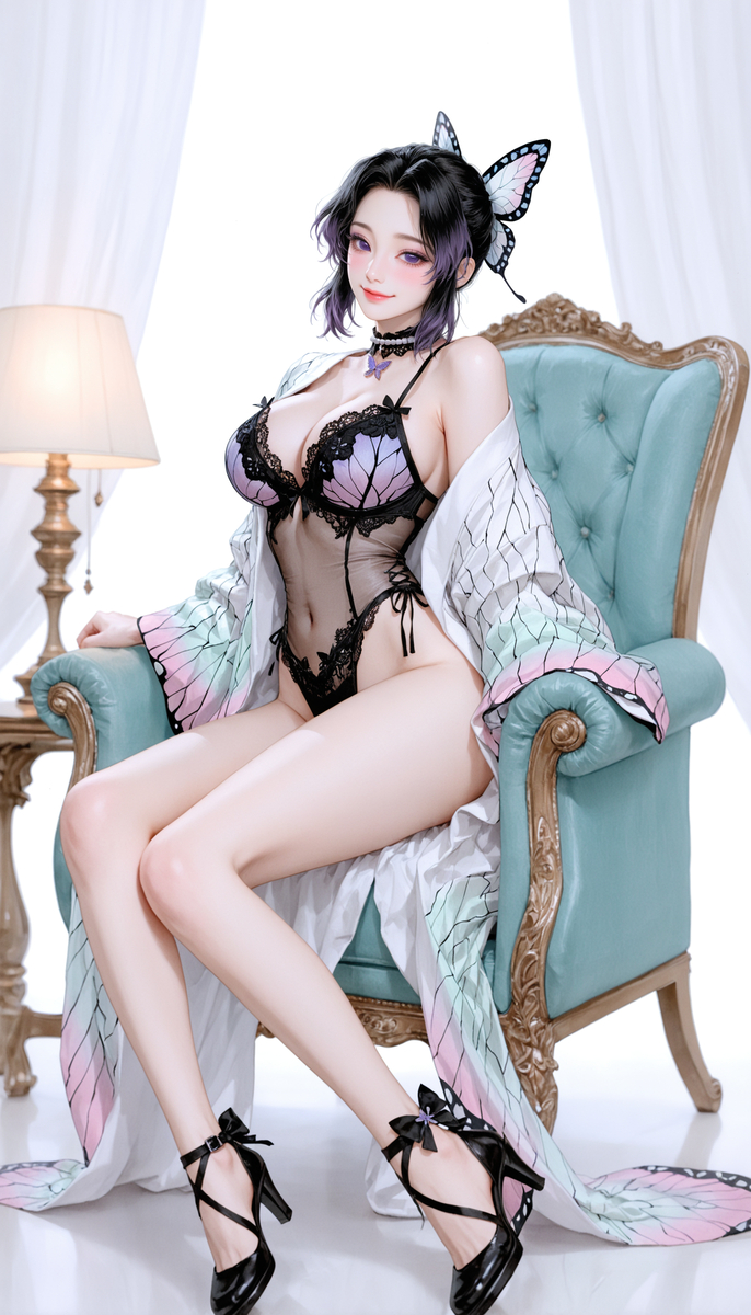 胡蝶しのぶ-pixiv插画-作品交流服务