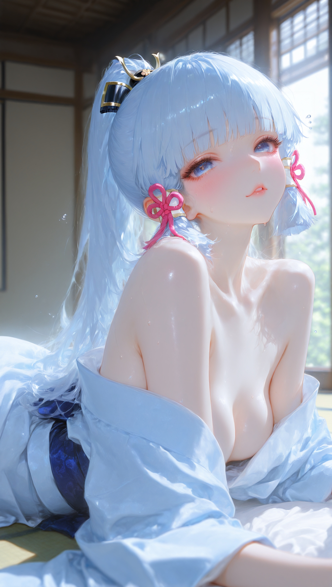 神里绫华-pixiv插画-作品交流服务