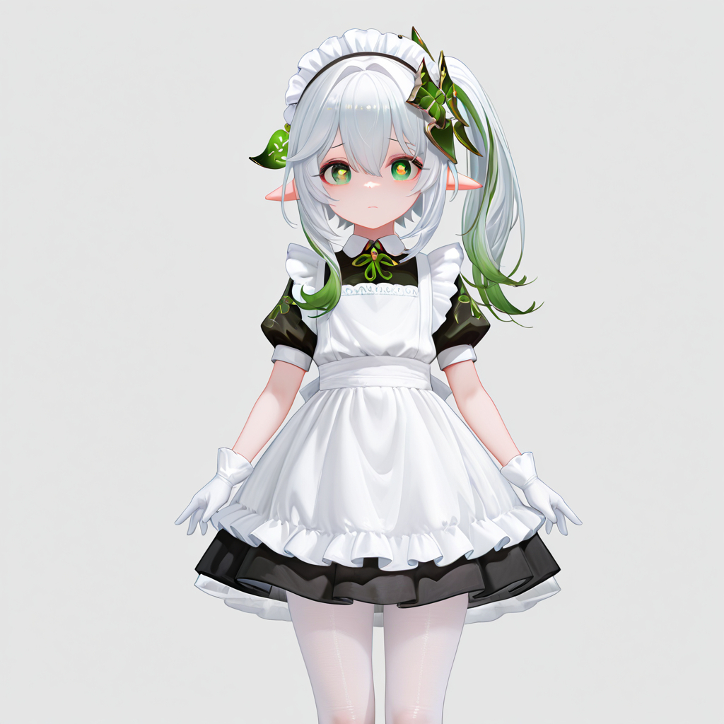 图片[6]-纳西妲——白丝小女仆-pixiv插画-作品交流服务