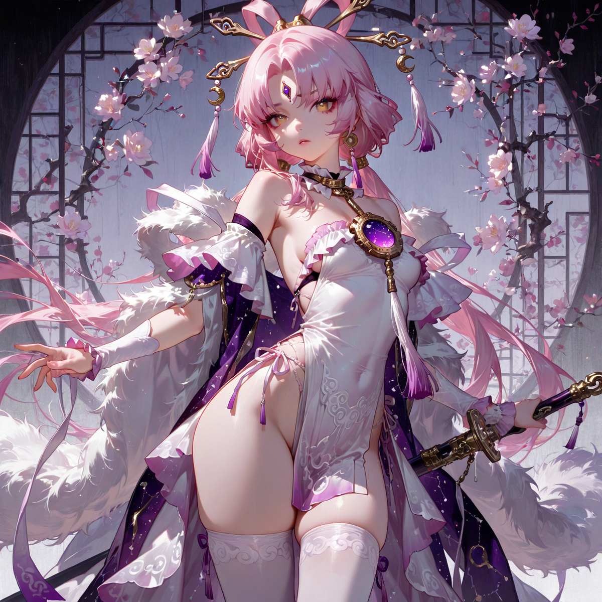 一剑光寒十九洲，谁言女子不能征-pixiv插画-作品交流服务