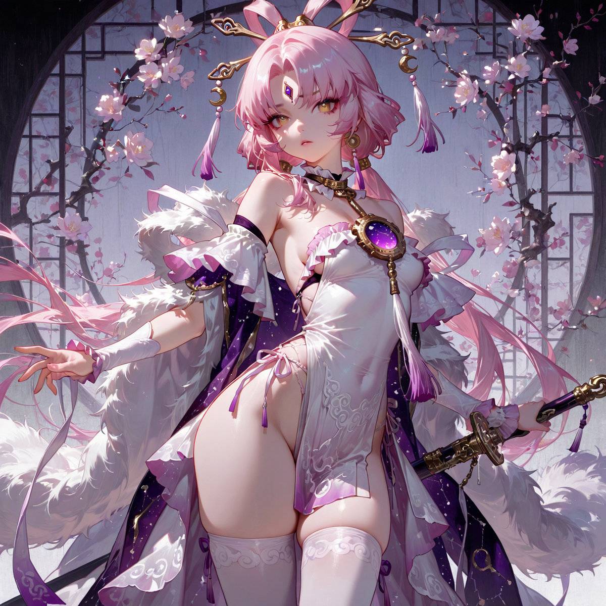 一剑光寒十九洲，谁言女子不能征-pixiv插画-作品交流服务