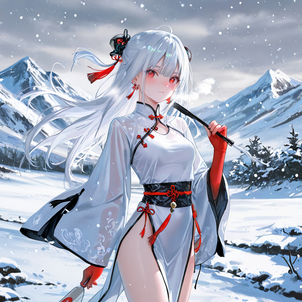 雪域圣女——初出茅庐-pixiv插画-作品交流服务