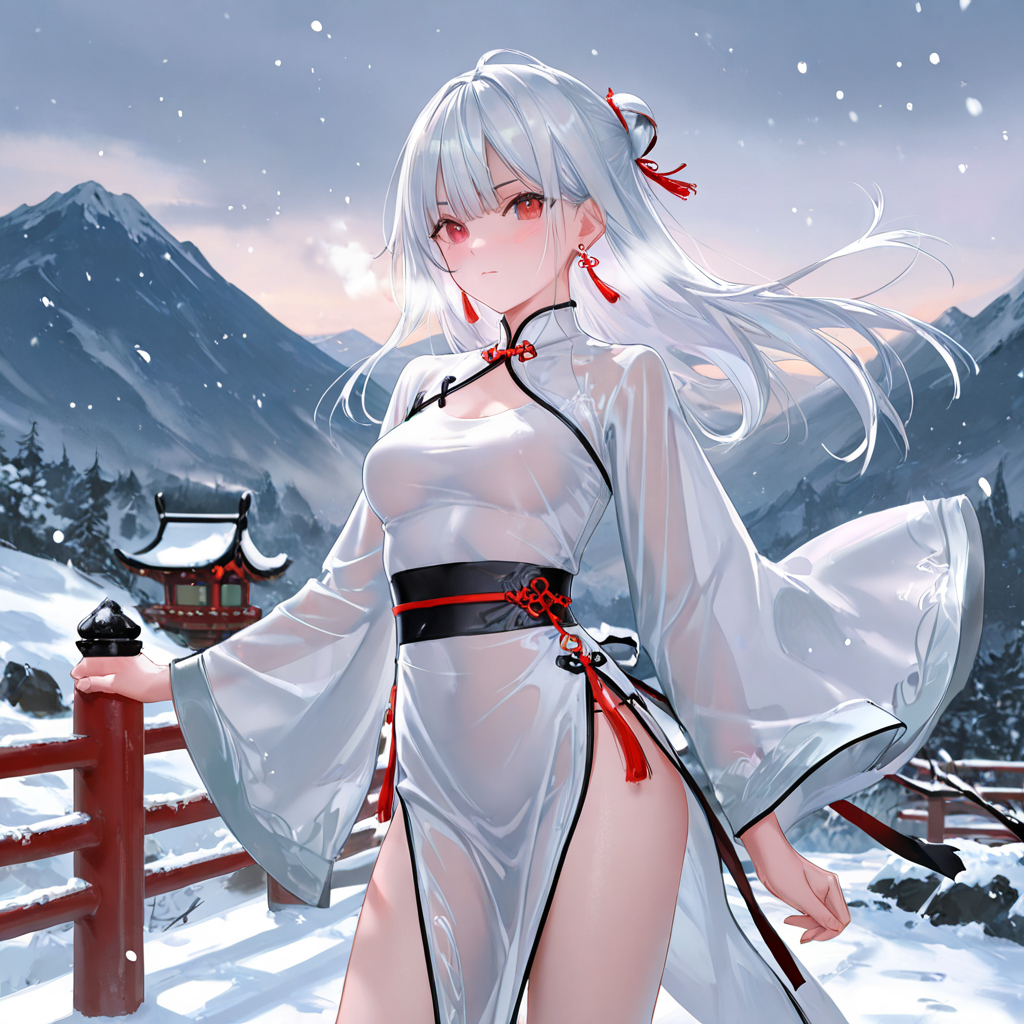 雪域圣女——初出茅庐-pixiv插画-作品交流服务