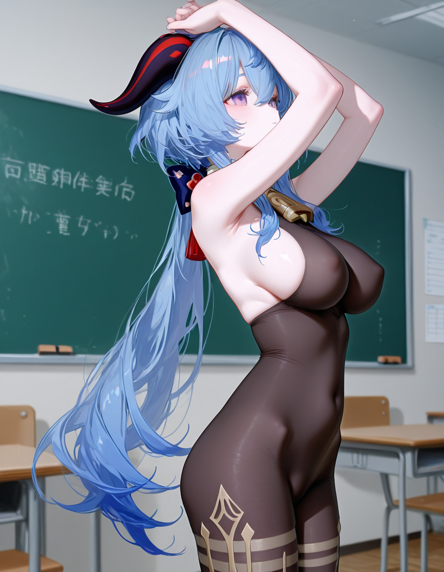 图片[6]-甘雨~教室-pixiv插画-作品交流服务