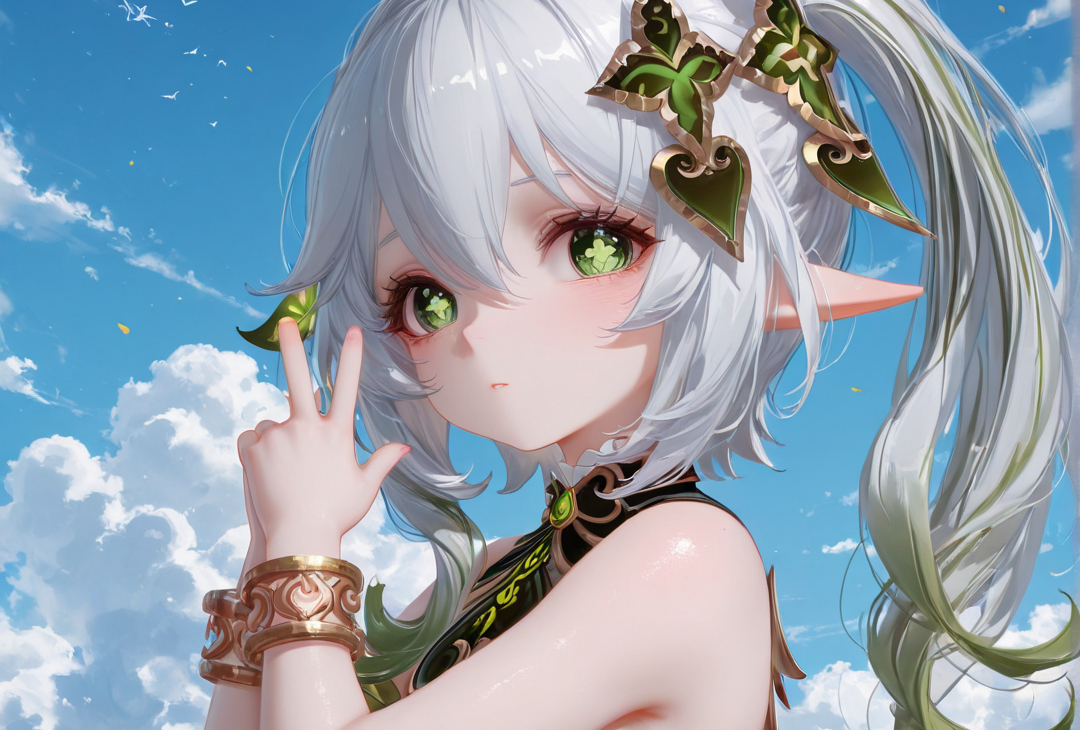 纳西妲-祈愿晴空-pixiv插画-作品交流服务