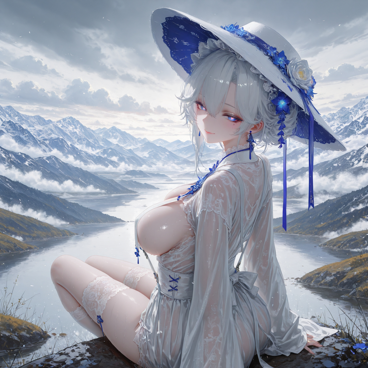 哦呀~在偷看姐姐吗-pixiv插画-作品交流服务