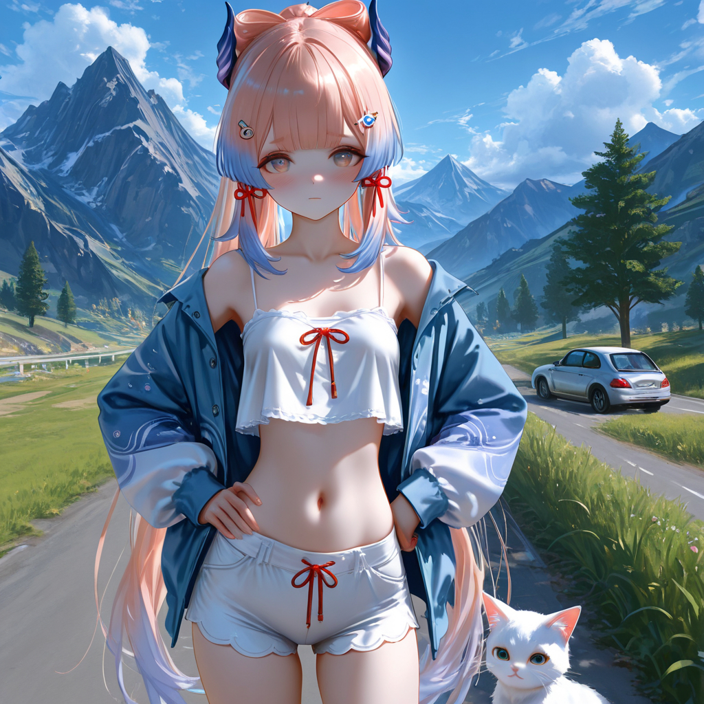 要和小心海一起出游吗-pixiv插画-作品交流服务