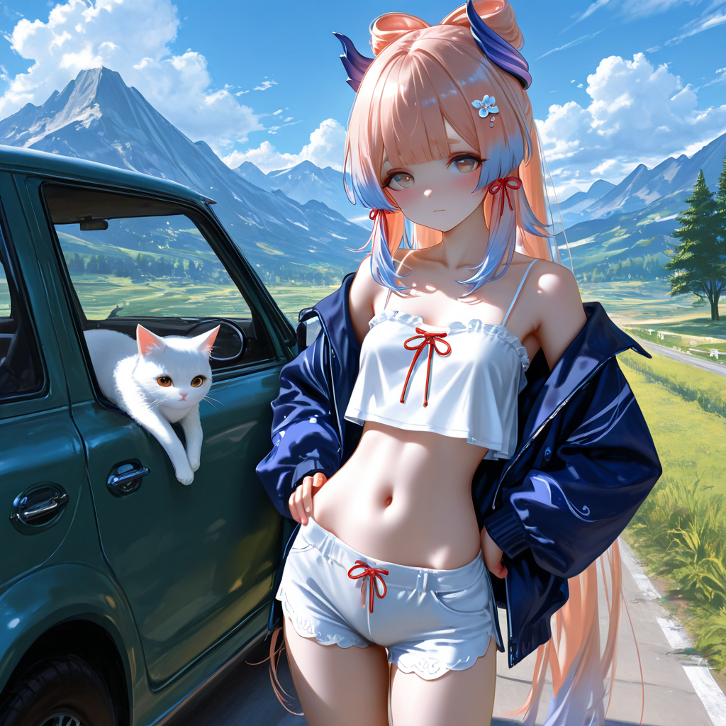 要和小心海一起出游吗-pixiv插画-作品交流服务