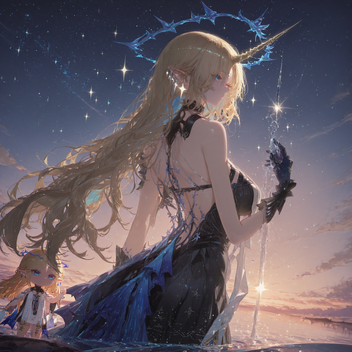 大卡~水天之镜-pixiv插画-作品交流服务