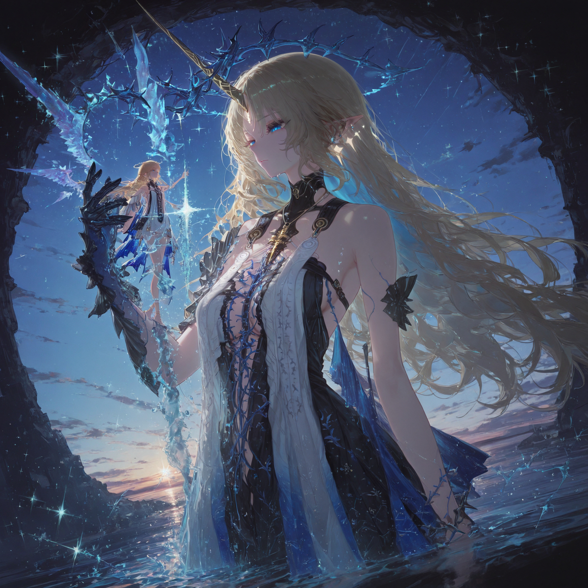 大卡~水天之镜-pixiv插画-作品交流服务