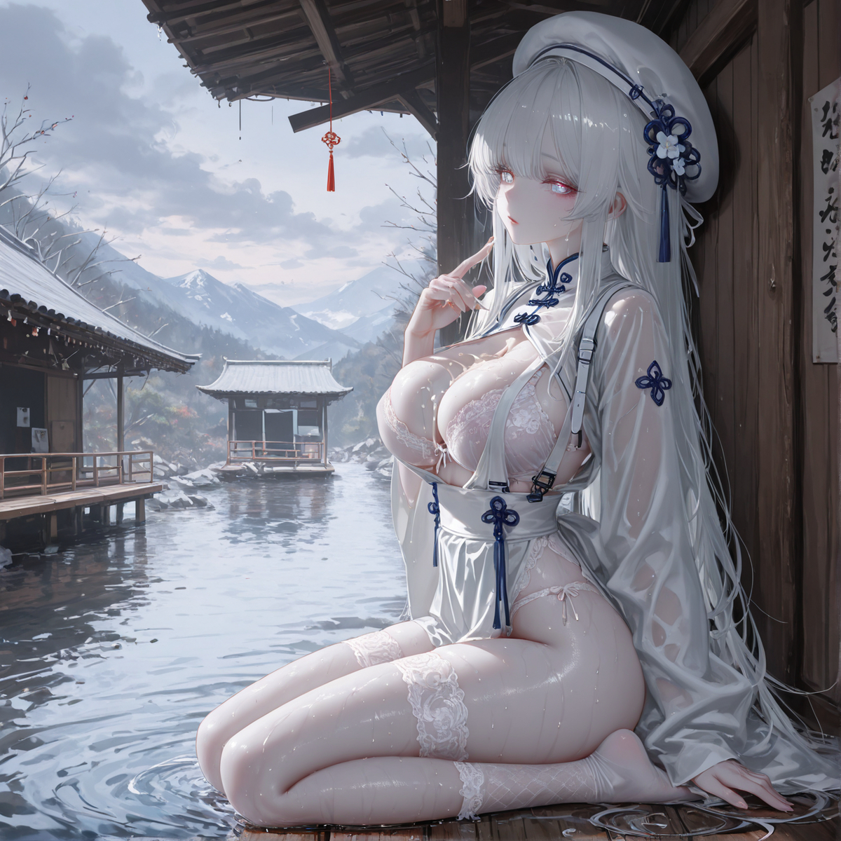 你来啦~雨开始变大了-pixiv插画-作品交流服务