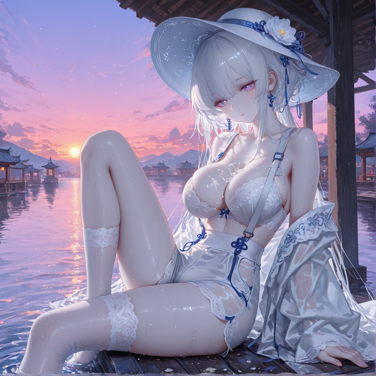 夕阳无限好，人未近黄昏-pixiv插画-作品交流服务