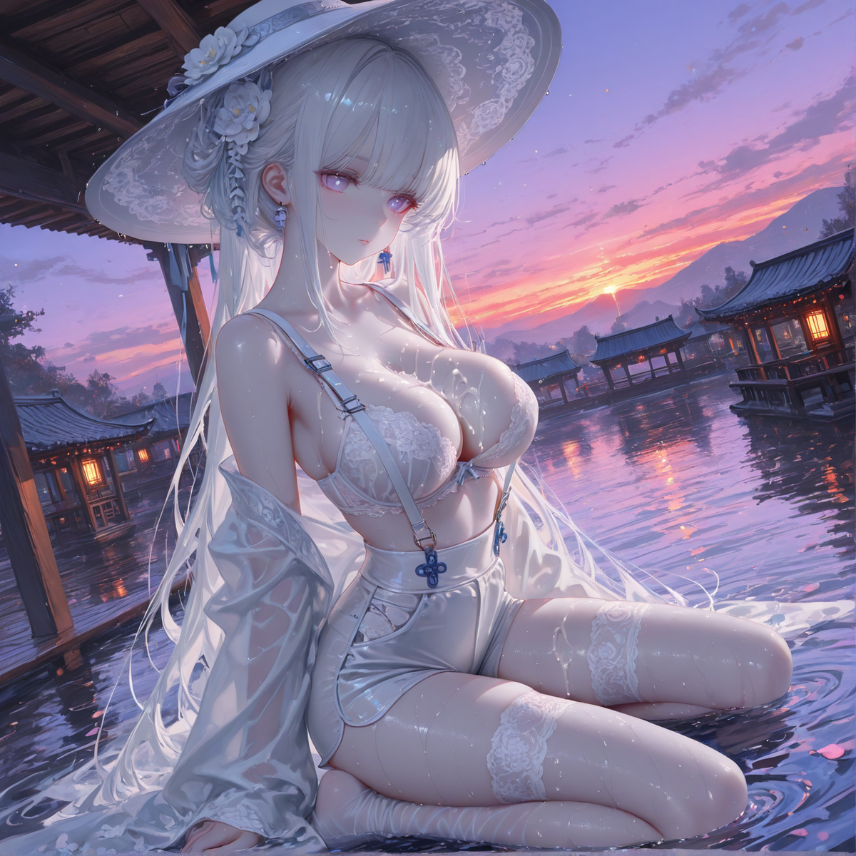 夕阳无限好，人未近黄昏-pixiv插画-作品交流服务