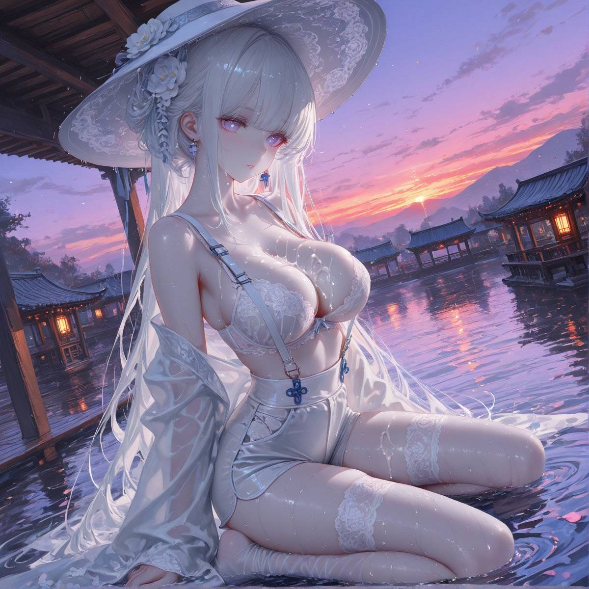 夕阳无限好，人未近黄昏-pixiv插画-作品交流服务