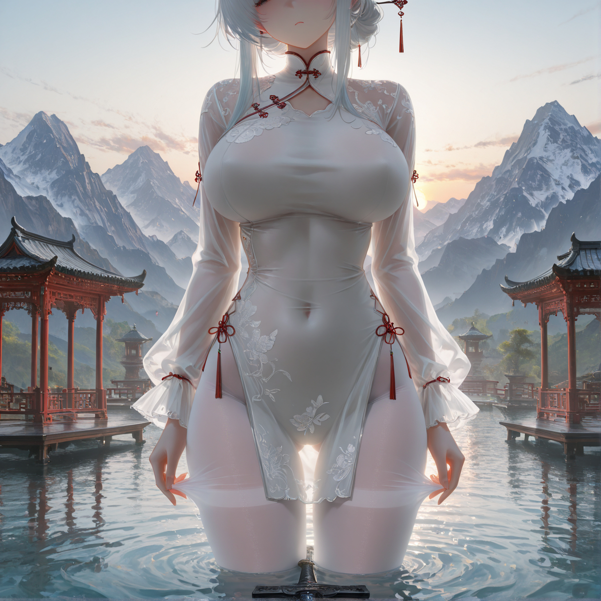 图片[13]-当水漫无边际，思念亦无边无际-pixiv插画-作品交流服务