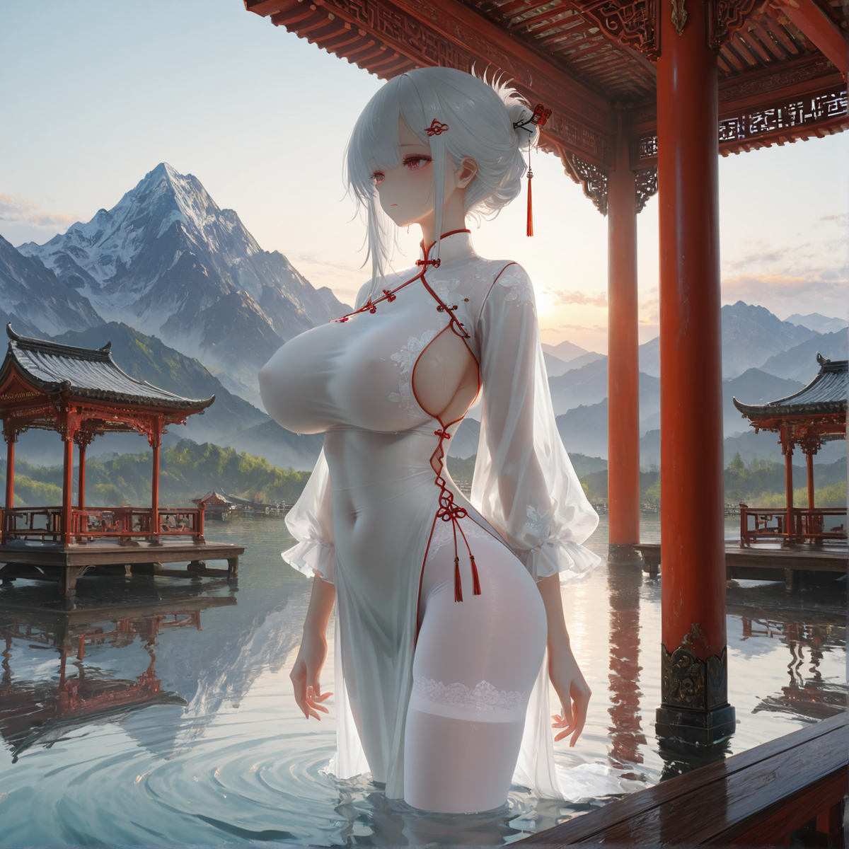 图片[19]-当水漫无边际，思念亦无边无际-pixiv插画-作品交流服务