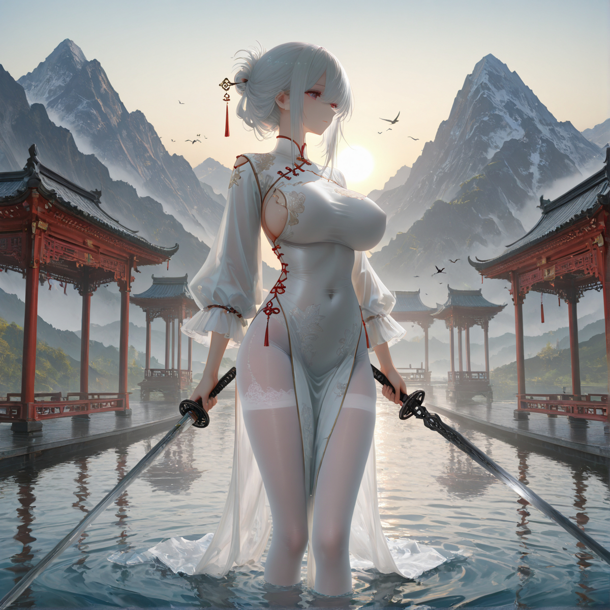 图片[22]-当水漫无边际，思念亦无边无际-pixiv插画-作品交流服务