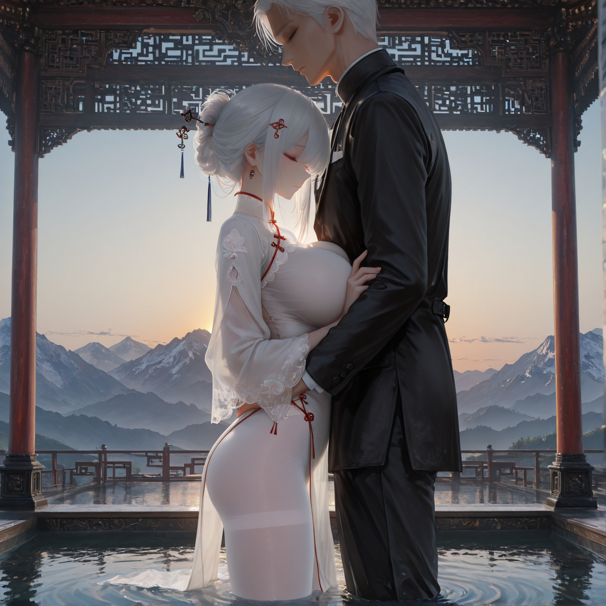 图片[23]-当水漫无边际，思念亦无边无际-pixiv插画-作品交流服务