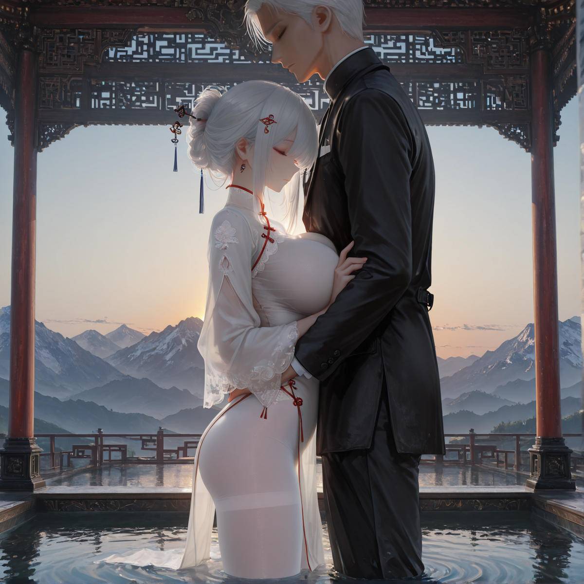 图片[23]-当水漫无边际，思念亦无边无际-pixiv插画-作品交流服务