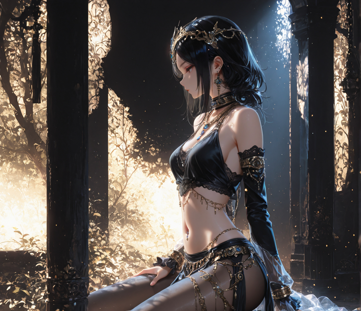 光影交错，风华绝代-pixiv插画-作品交流服务