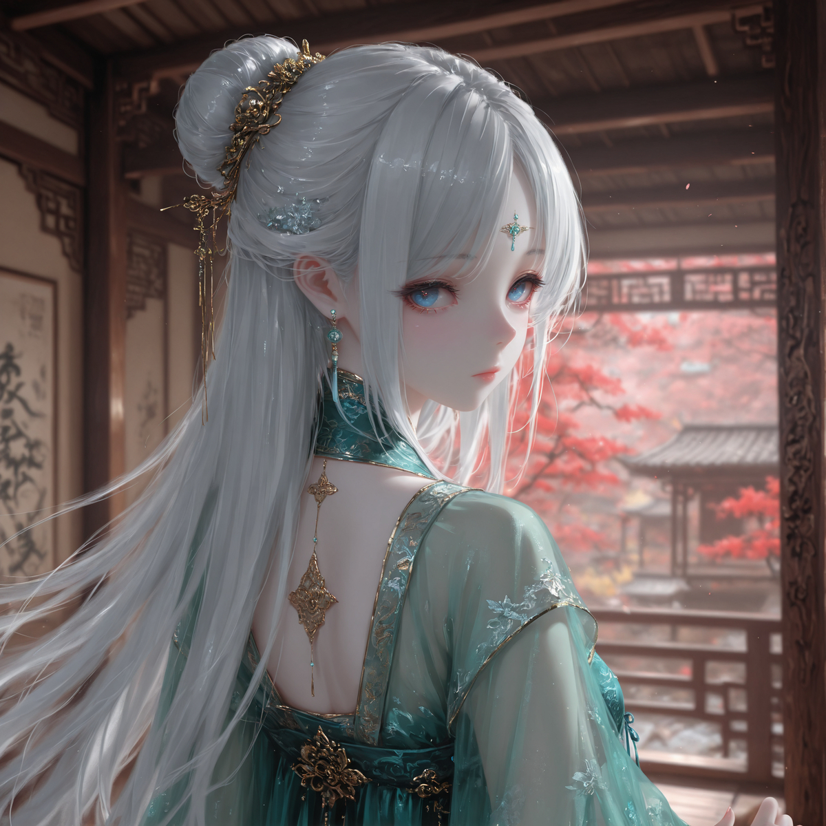 青丝三千为谁舞-pixiv插画-作品交流服务