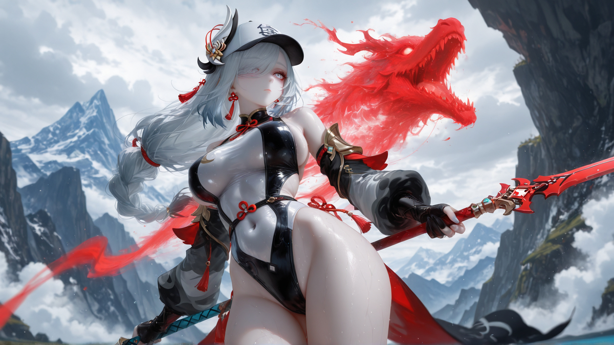 【申鹤】一点寒芒先至，随后枪出如龙-pixiv插画-作品交流服务