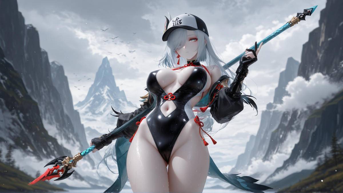 【申鹤】一点寒芒先至，随后枪出如龙-pixiv插画-作品交流服务