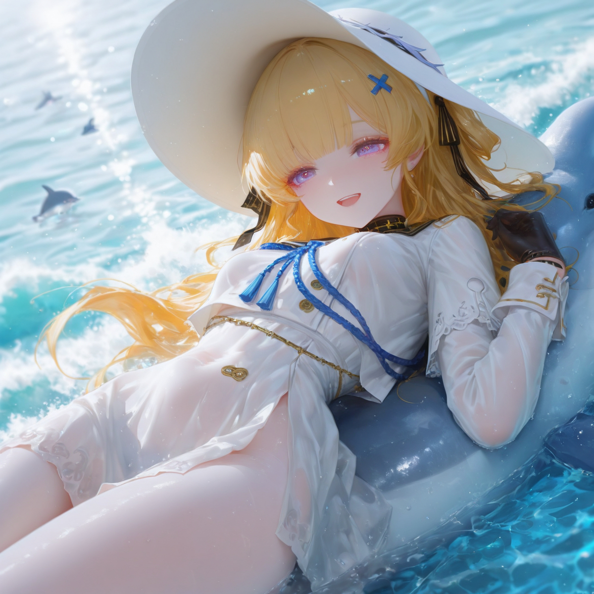 【菲比】海风温和，丰满殷足-pixiv插画-作品交流服务