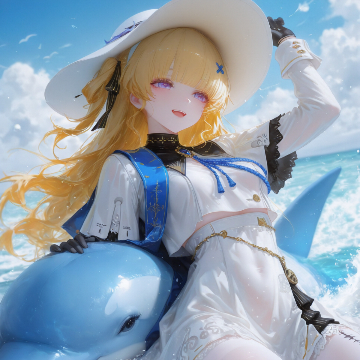 【菲比】海风温和，丰满殷足-pixiv插画-作品交流服务