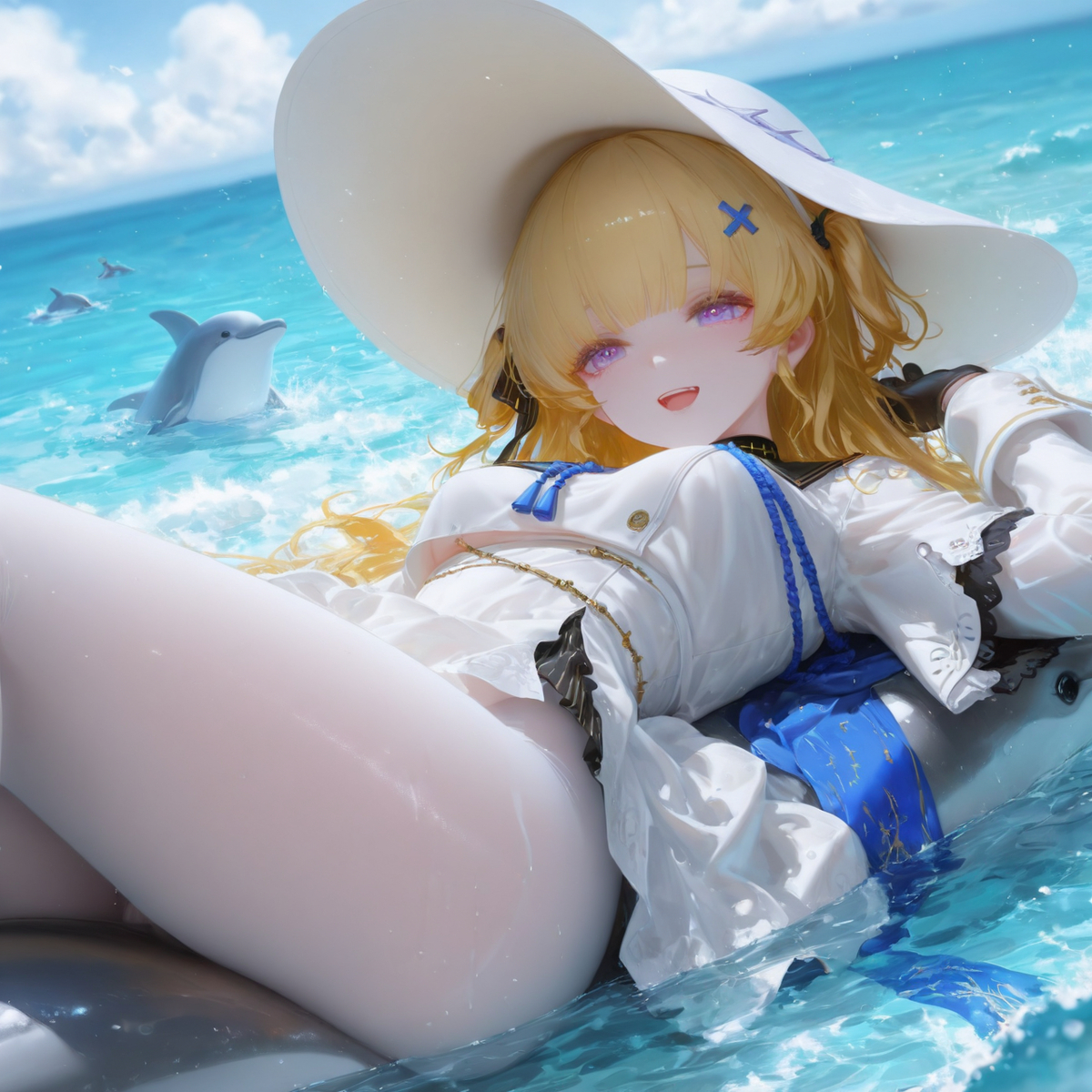 【菲比】海风温和，丰满殷足-pixiv插画-作品交流服务