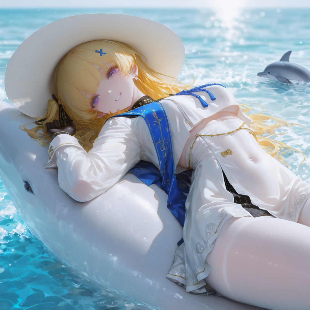 【菲比】海风温和，丰满殷足-pixiv插画-作品交流服务