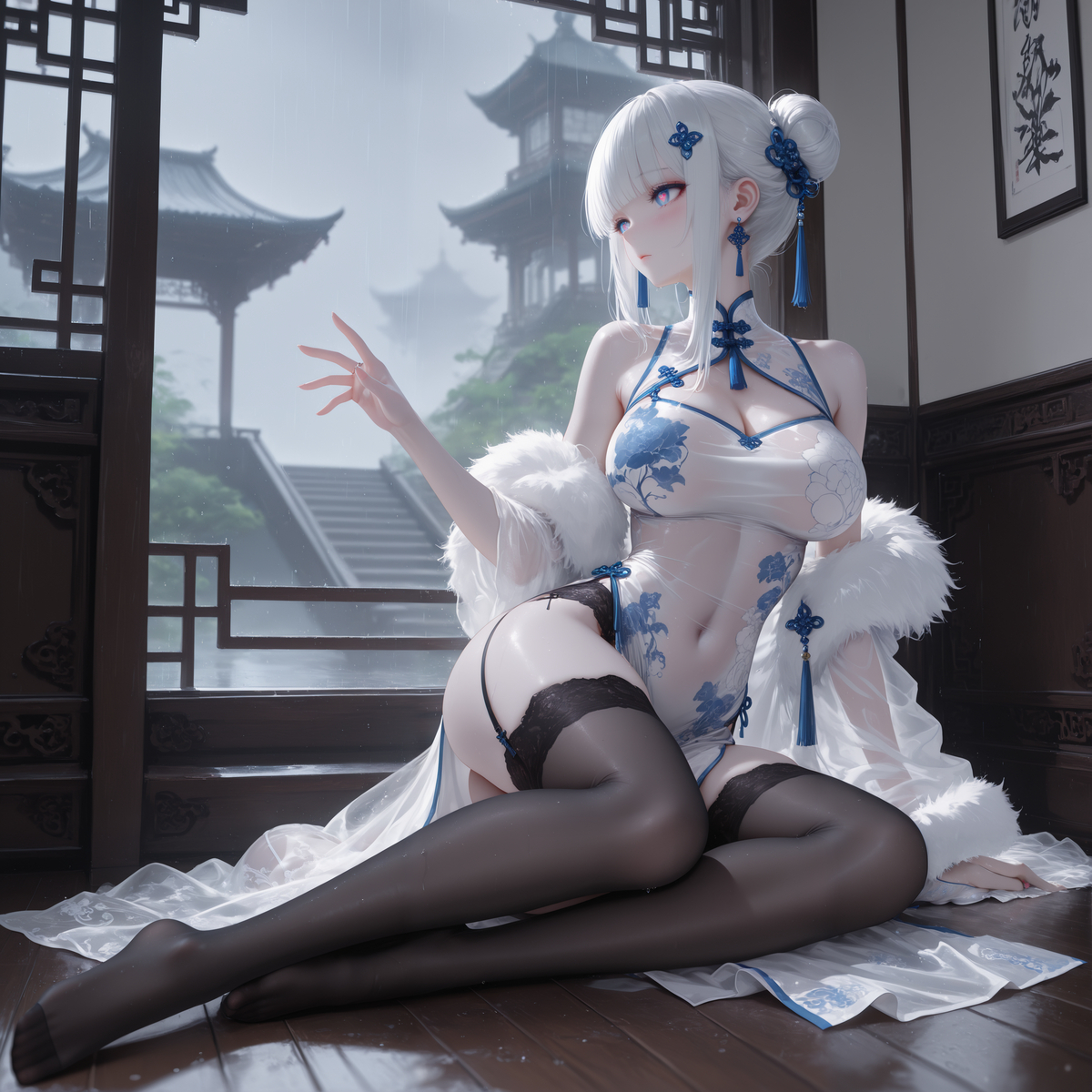 图片[14]-【小师妹】江南山水中，师兄何时还-pixiv插画-作品交流服务