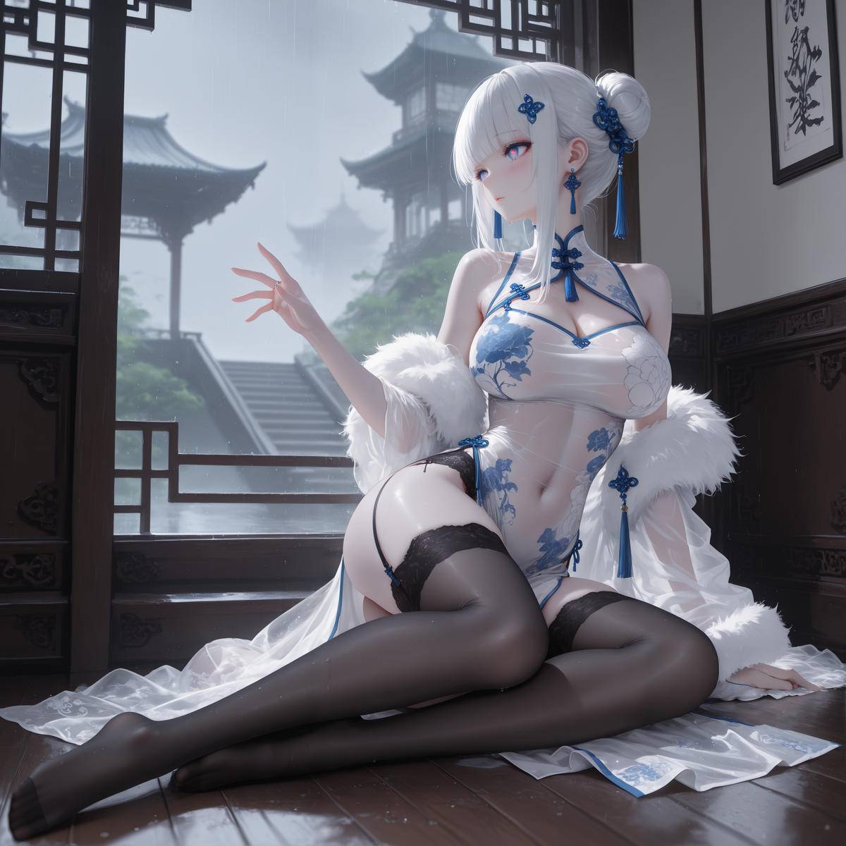 图片[14]-【小师妹】江南山水中，师兄何时还-pixiv插画-作品交流服务